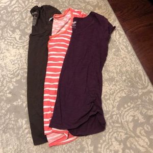 Lot of 3 old navy maternity tops